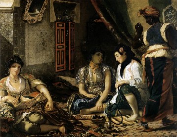 アルジェの女性たち ロマンティック ウジェーヌ・ドラクロワ Oil Paintings